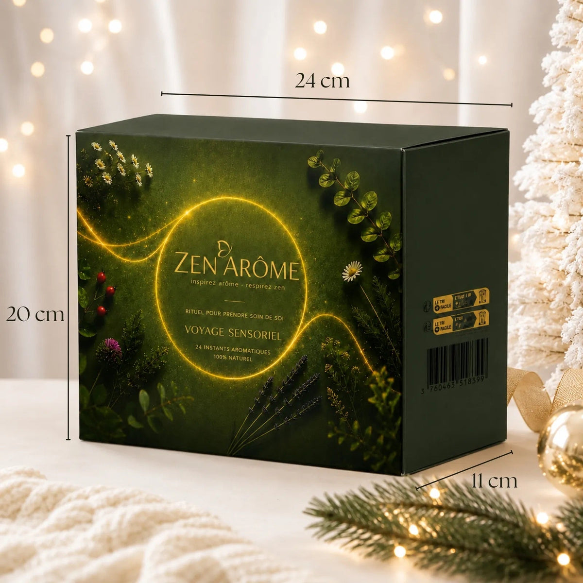 Zen Arome Aromatherapy Advent Calendar - 24 Days of Natural Aromatherapy - Elliotti