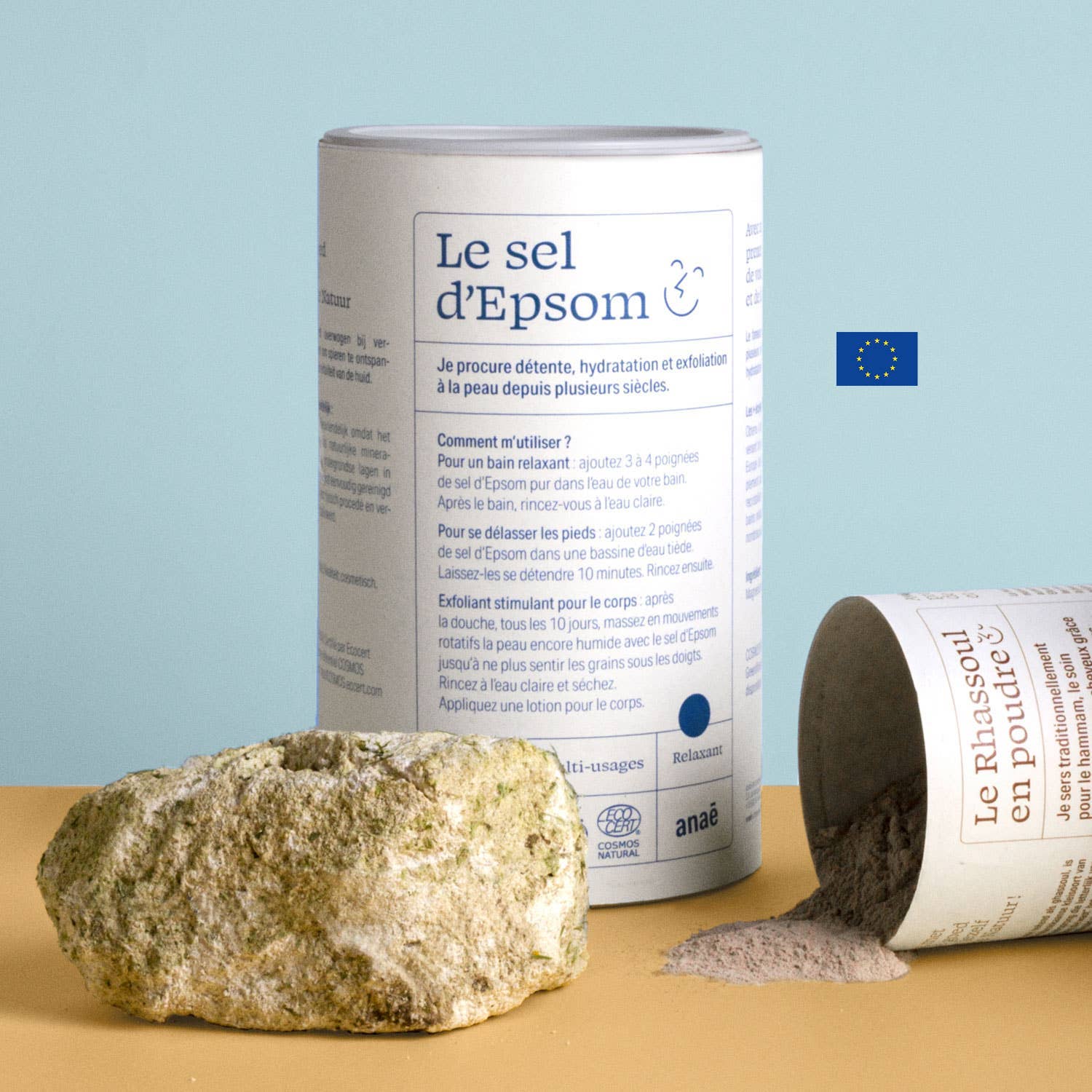 La Droguerie Ecologique - ECODIS Epsom Salt 1kg – Natural Bath Salt & Body Scrub - Elliotti