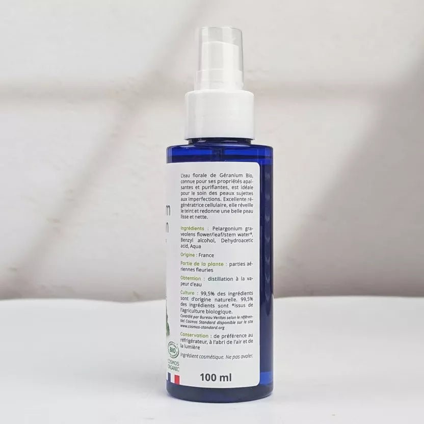 Propos'Nature Geranium Bourbon - Certified Organic Hydrosol, 100ml - Elliotti