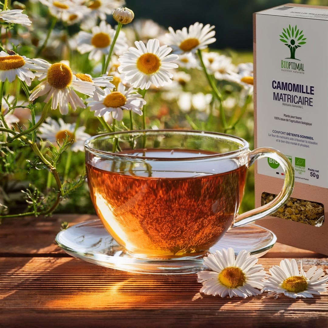 Bioptimal German Chamomile Organic Infusion, 50g - Elliotti