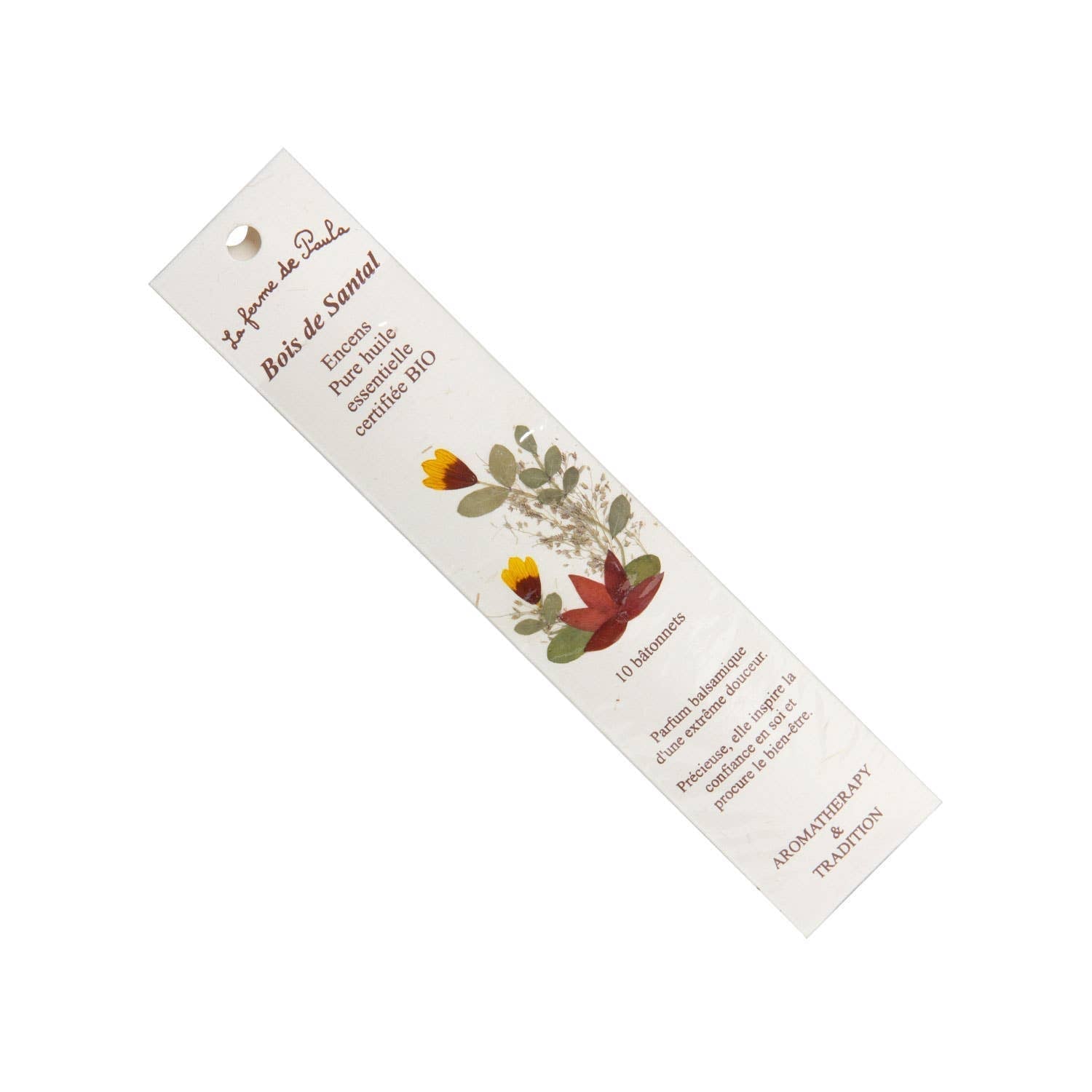 La Droguerie Ecologique - ECODIS Handmade Indian natural incense - Organic Sandalwood - Elliotti