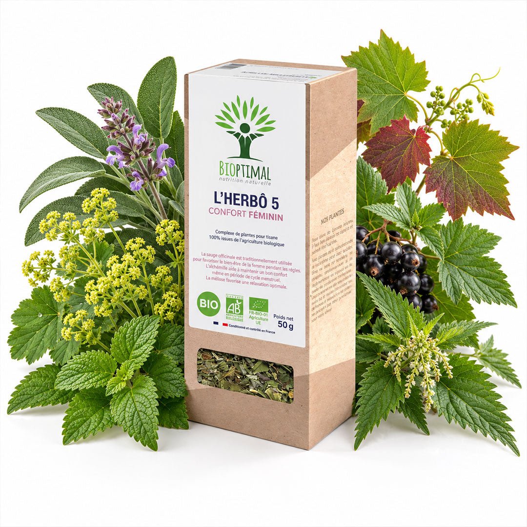Bioptimal Herb 5 – Feminine Comfort Organic Infusion, 50g - Elliotti
