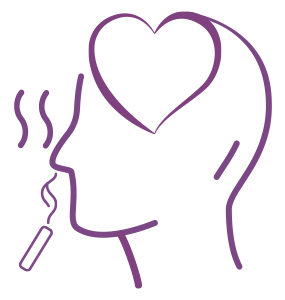 An icon symbolizing an inhaler for inhaling essential oils