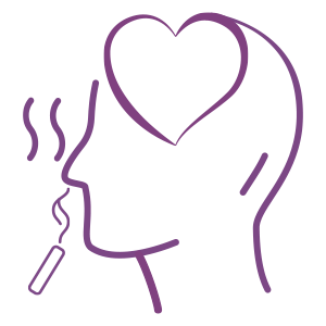 An icon symbolizing an inhaler for inhaling essential oils