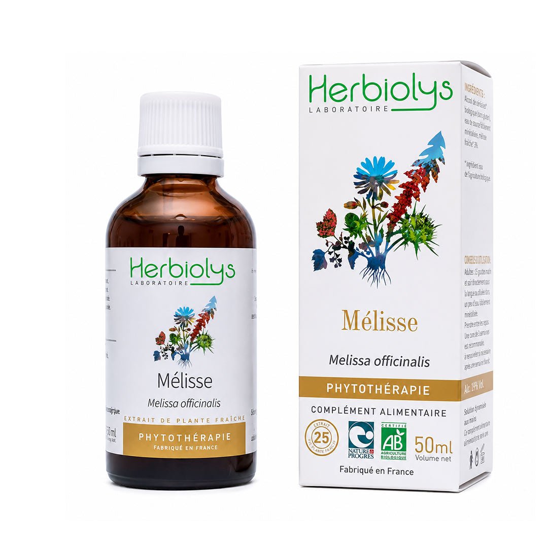 Herbiolys Lemon Balm (Melissa) Organic Fresh Extract, 50ml - Elliotti
