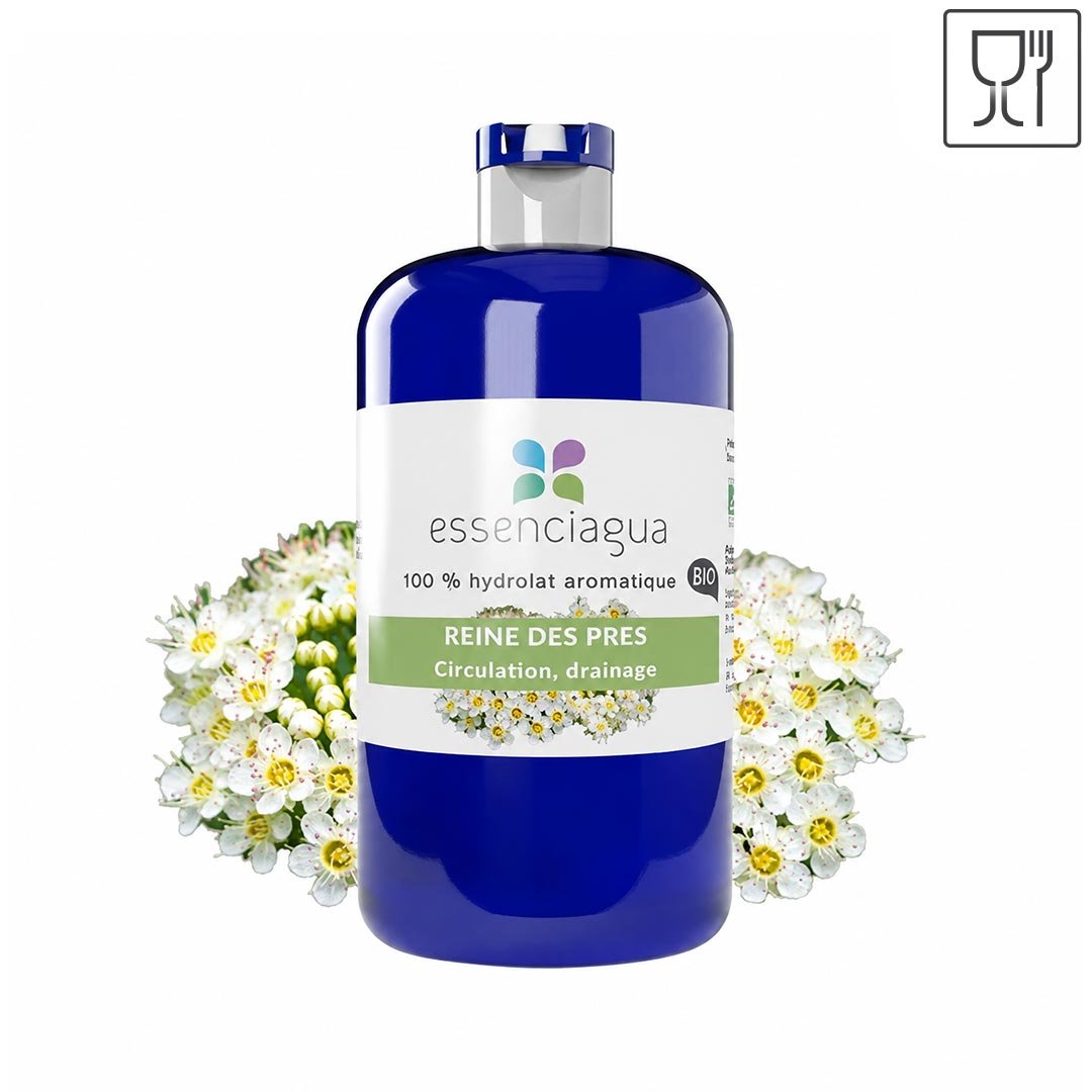Essenciagua Meadowsweet Organic Hydrosol, 250ml - Elliotti