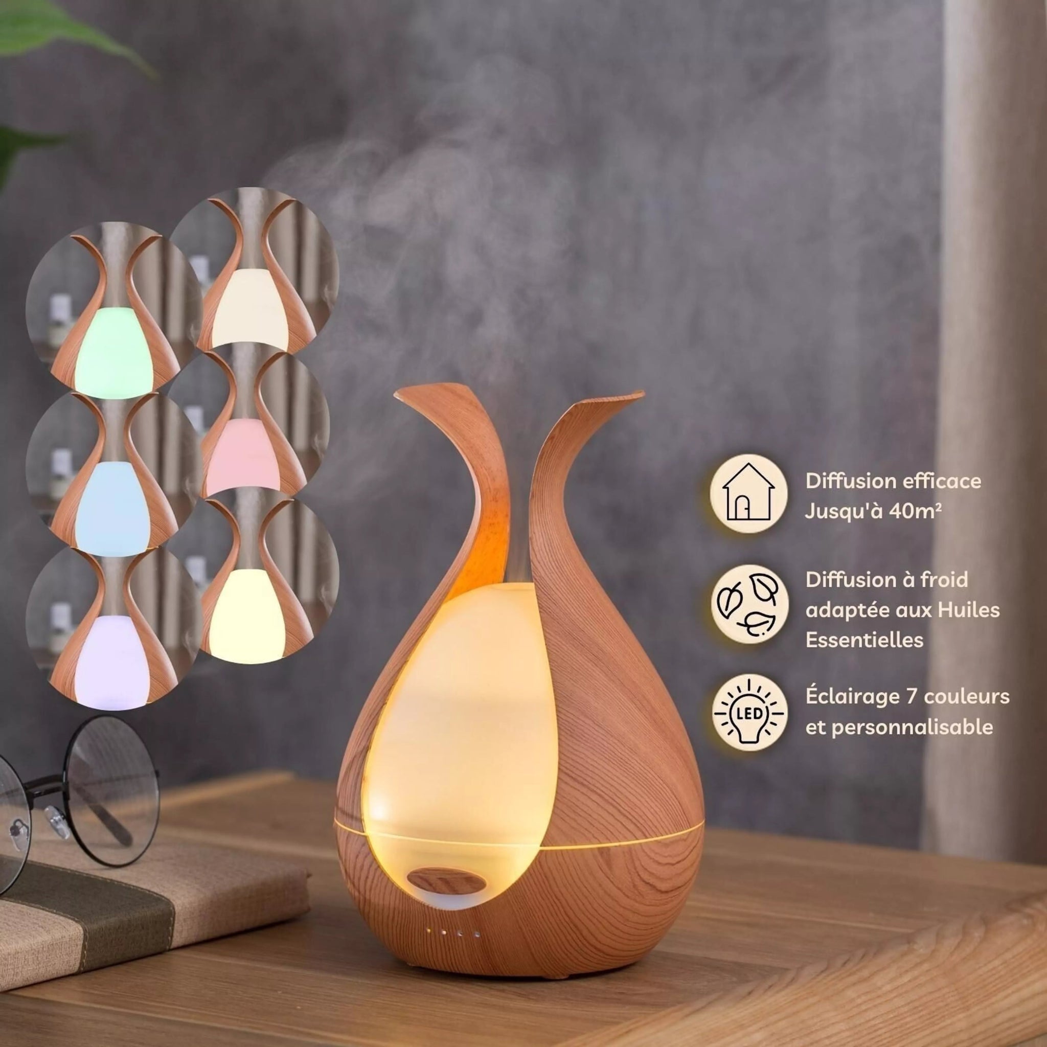 Zen Arome Medusa Ultrasonic Diffuser - 200 ml - Elliotti