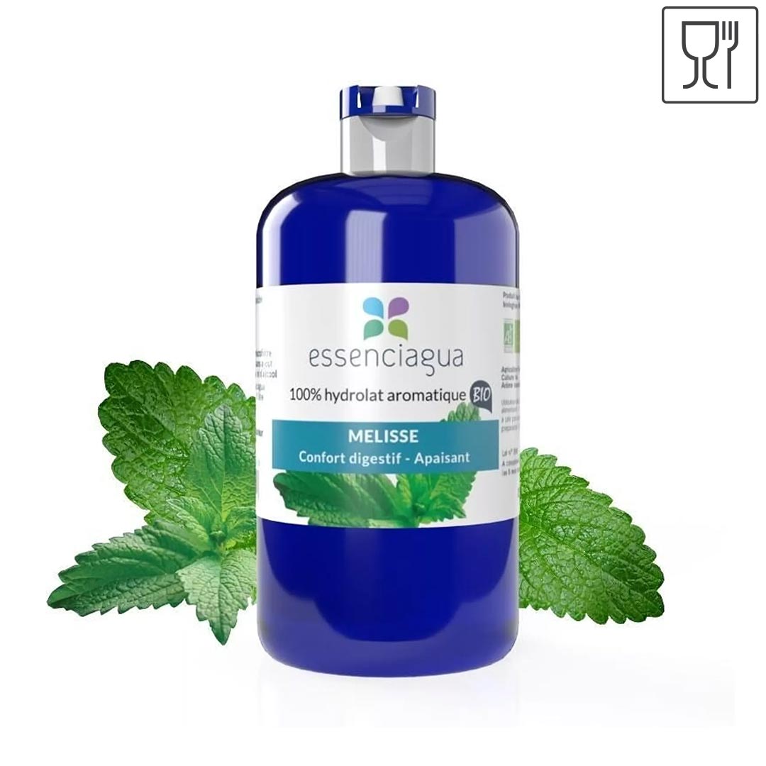 Essenciagua Melissa (Lemon Balm) Organic Hydrosol, 250ml - Elliotti