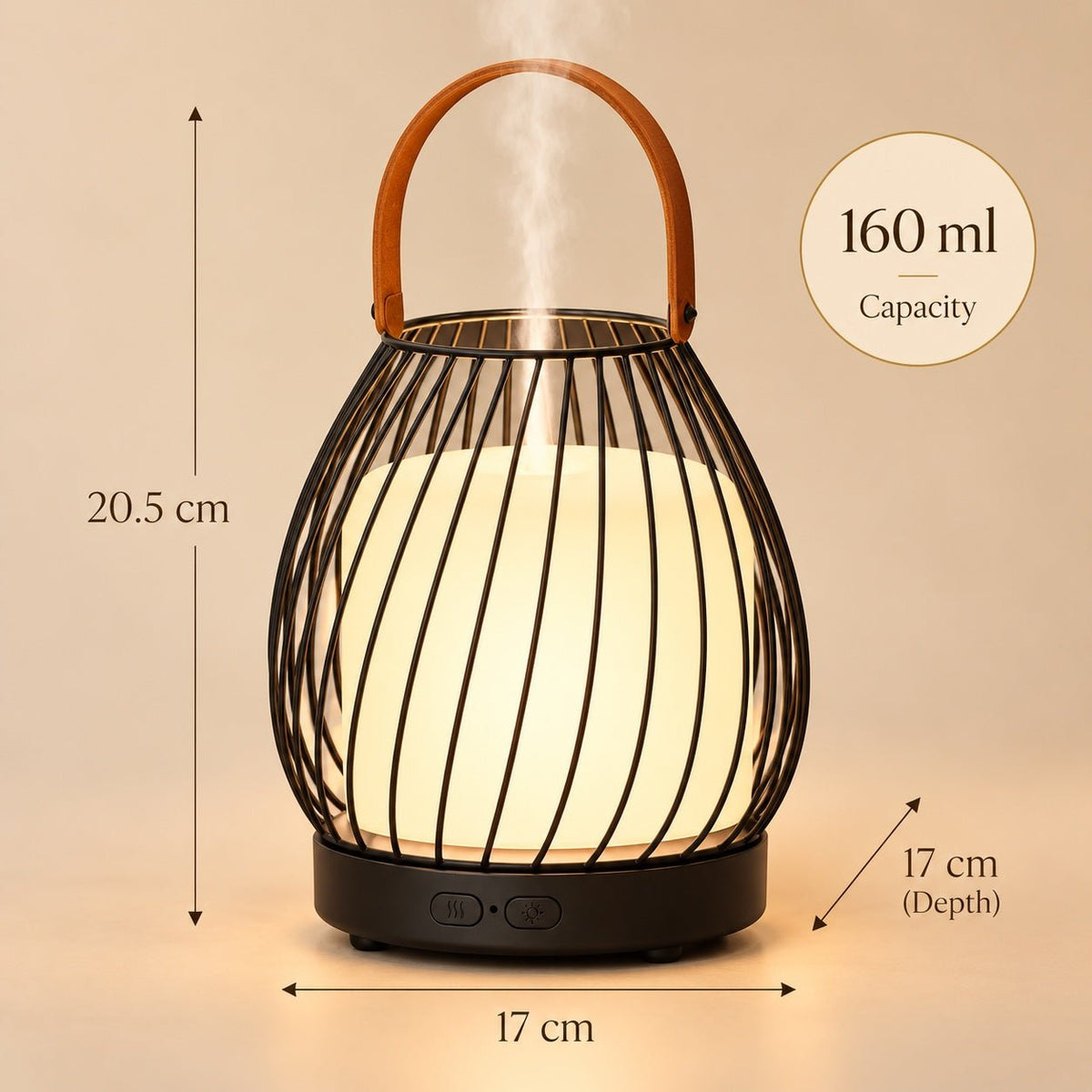 Zen Arome Milano Wireless Ultrasonic Diffuser - 160 ml - Elliotti
