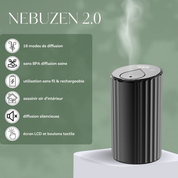 Zen Arome Nébuzen 2.0 Cold Nebulization Diffuser - Elliotti