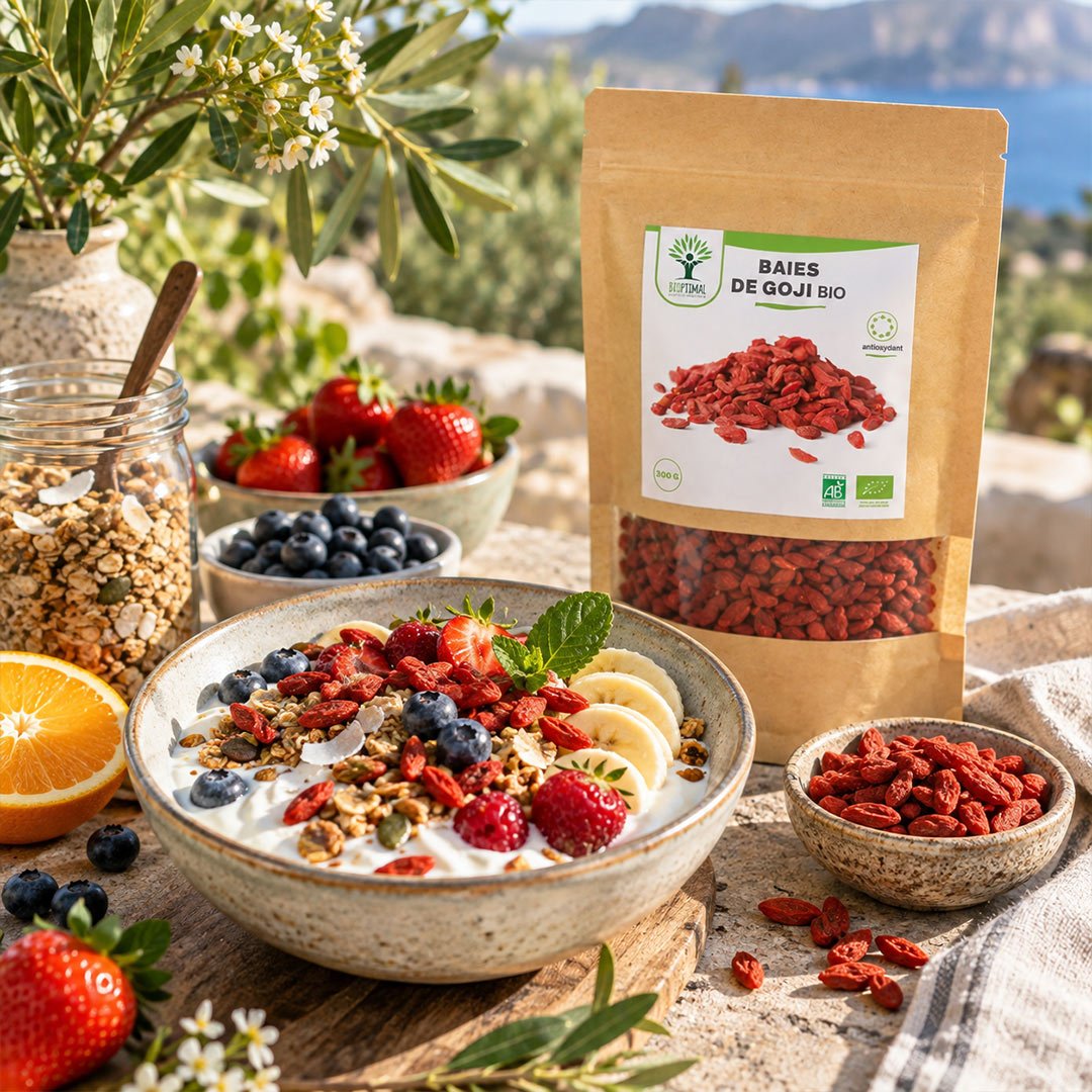 Bioptimal Organic Goji Berries, 300g - Elliotti