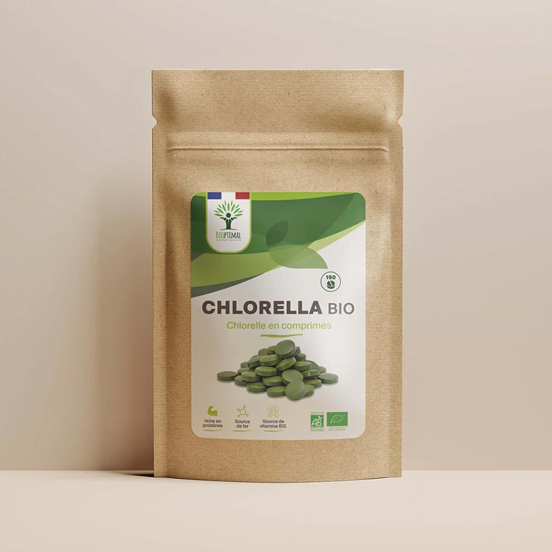 Bioptimal Organic Pure Chlorella, 150 Tablets - Elliotti