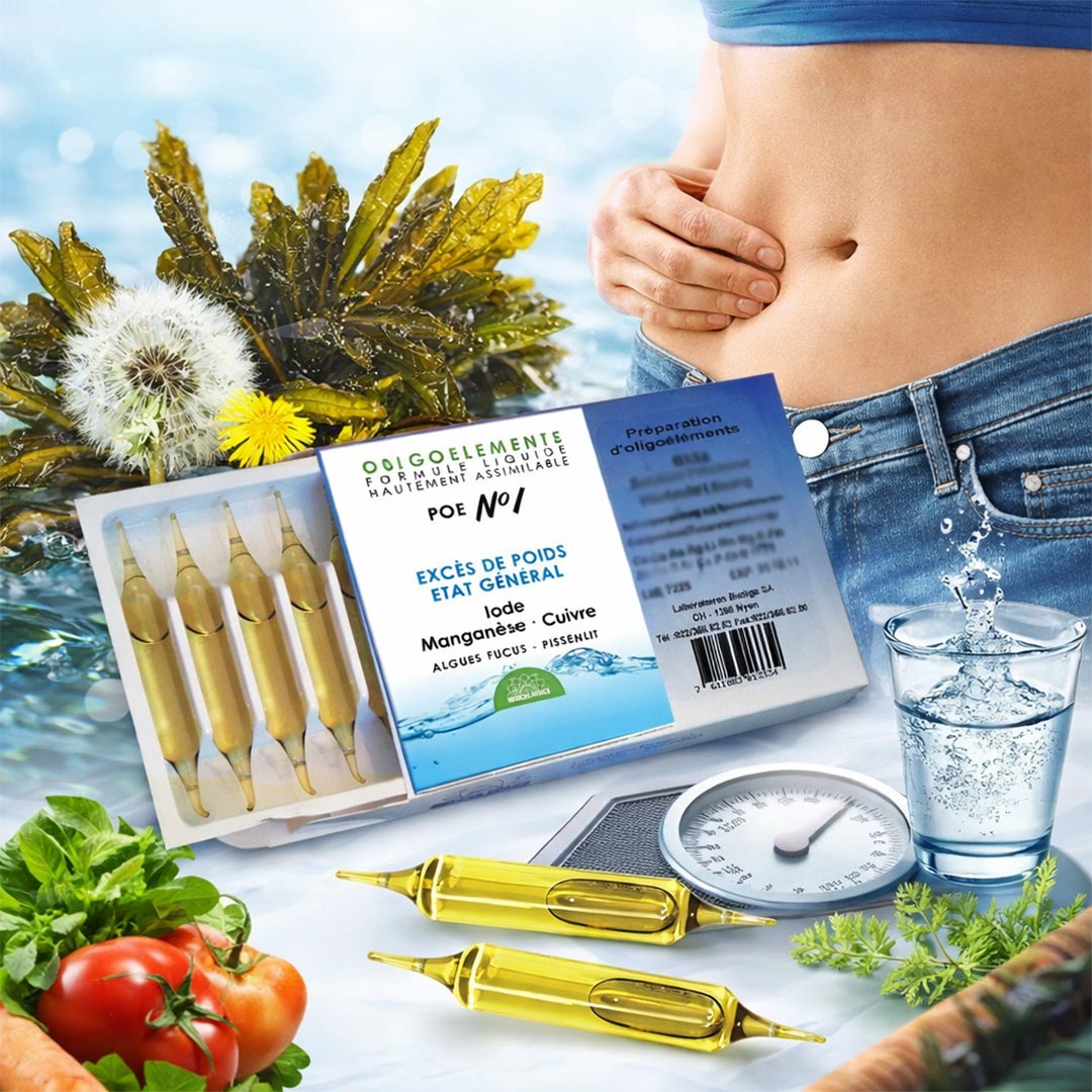 Propos'Nature POE No. 1 Fucus Seaweed & Dandelion, 20 ampoules - Elliotti