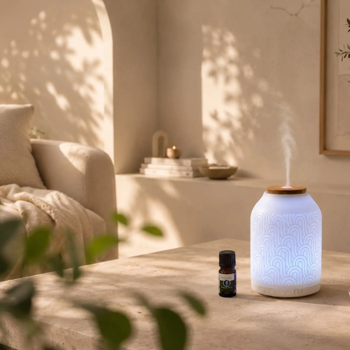 Zen Arome Prague Connected Ultrasonic Diffuser - Smart Home Compatible (Google & Alexa) - Elliotti