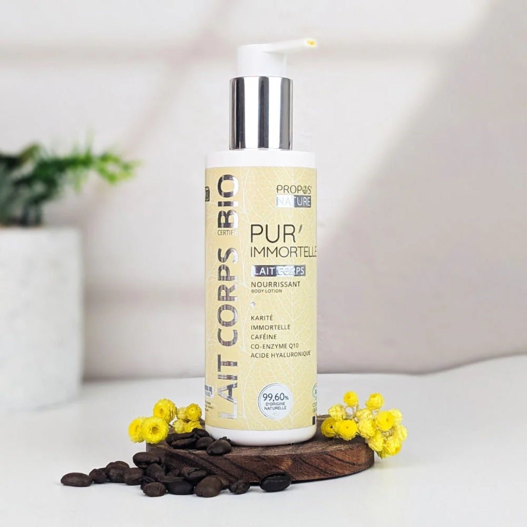 Propos'Nature Pur’Immortelle Firming Body Milk - Coenzyme Q10 & Caffeine - Elliotti