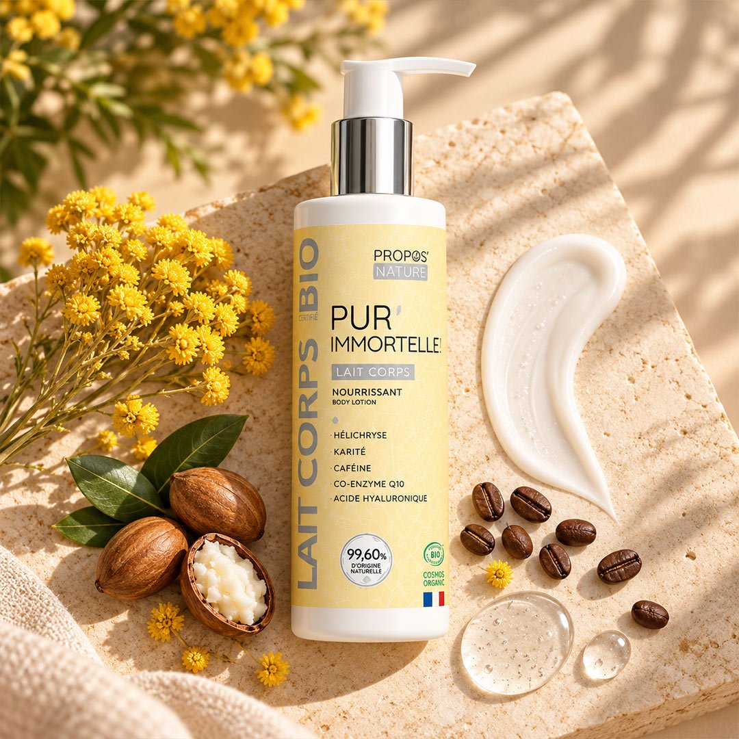 Propos'Nature Pur’Immortelle Firming Body Milk - Coenzyme Q10 & Caffeine - Elliotti
