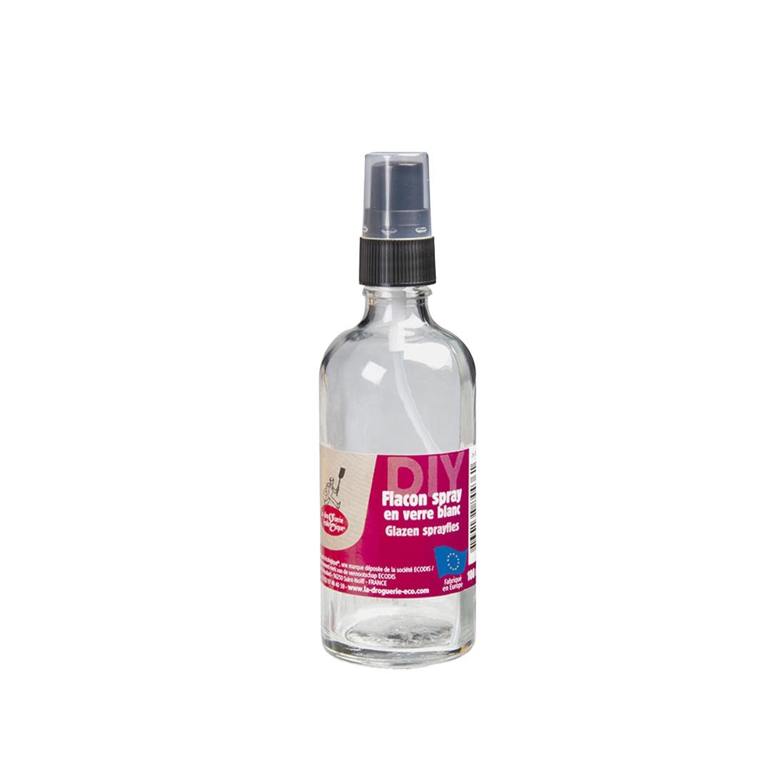 La Droguerie Ecologique - ECODIS Refillable Glass Spray Bottle, 100ml - Elliotti