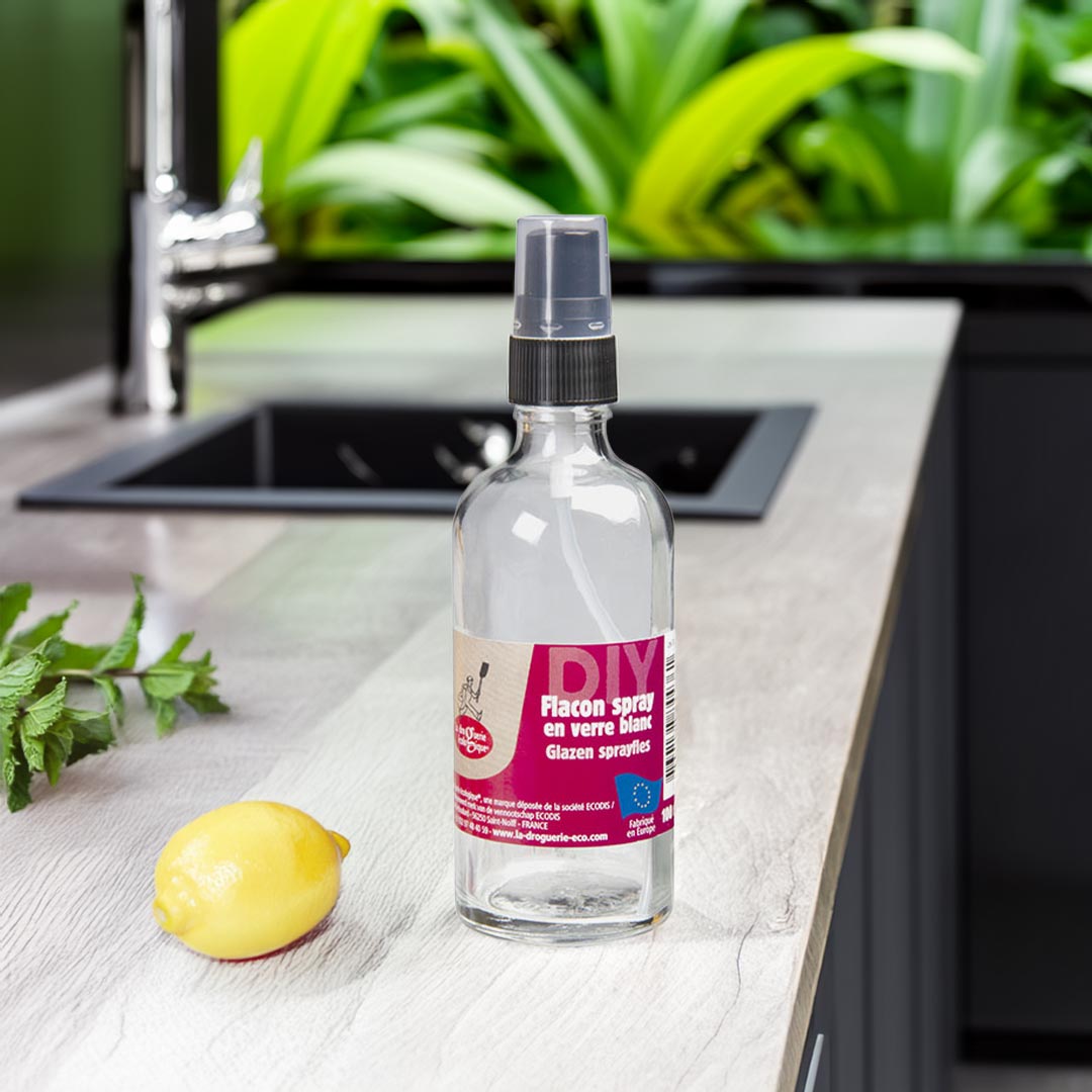 La Droguerie Ecologique - ECODIS Refillable Glass Spray Bottle, 100ml - Elliotti