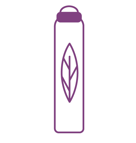 Roll-on bottle for essential oils- Elliotti