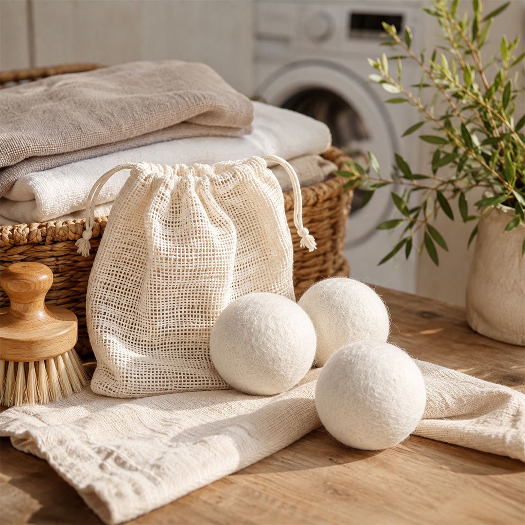La Droguerie Ecologique - ECODIS Set of 3 wool dryer balls - Elliotti