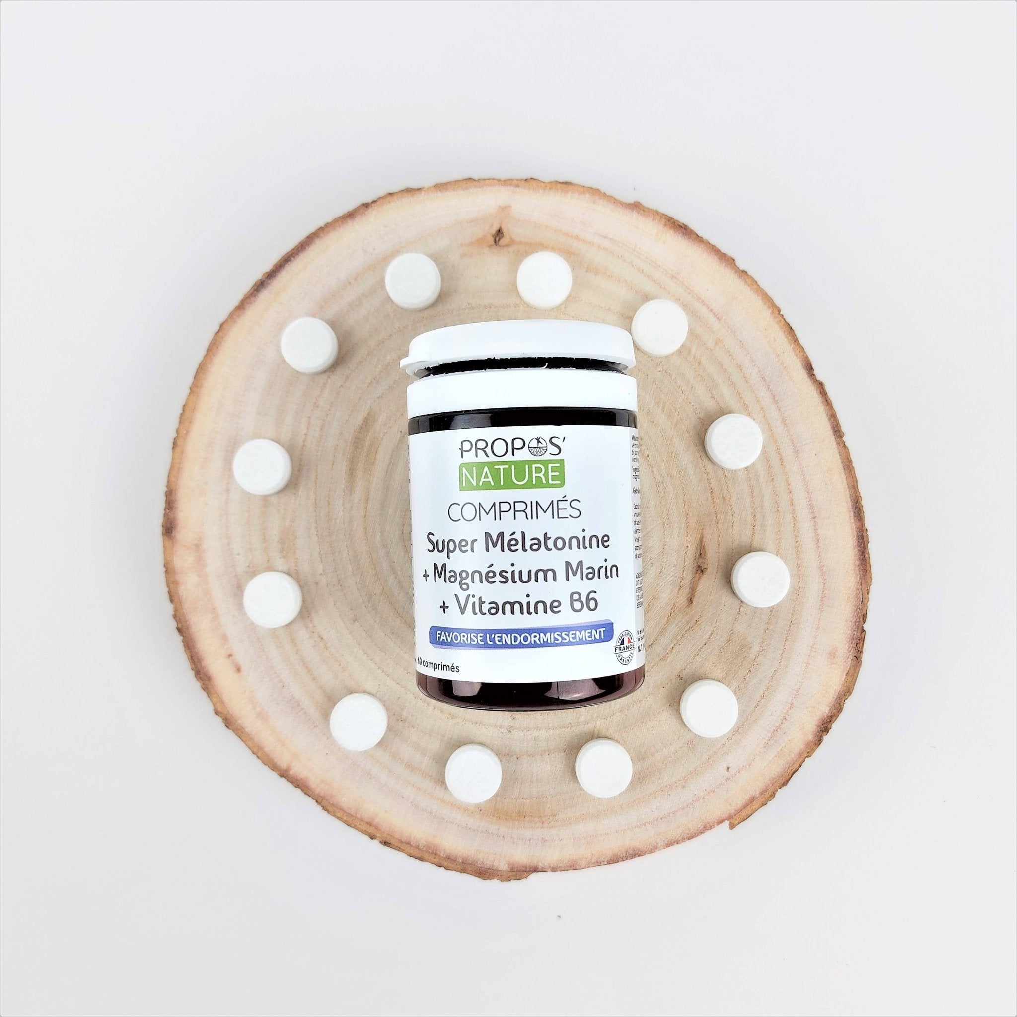 Laboratoire Propos'Nature Super Sleep - Melatonin, Magnesium & Vitamin B6, 60 Tablets - Elliotti
