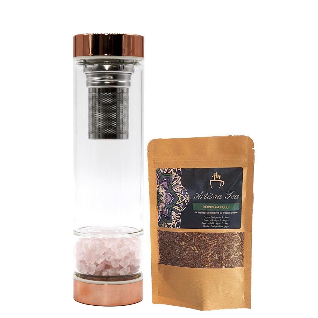 AW Artisan Tea Infuser Gift Set - Rose Quartz - Elliotti
