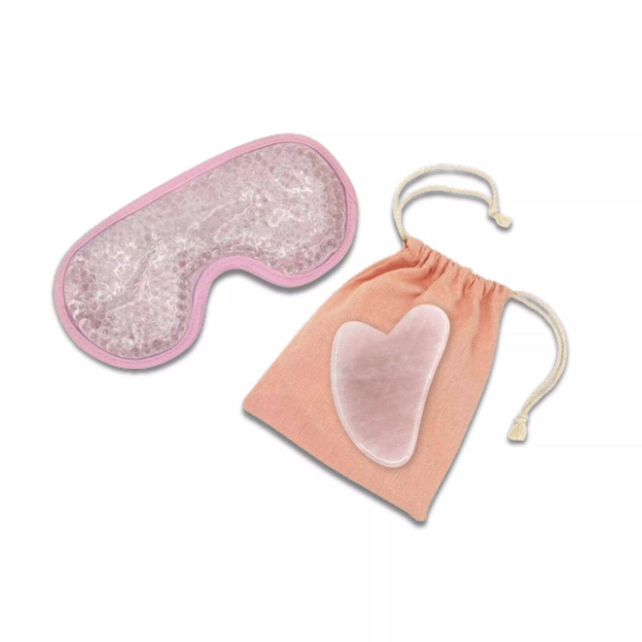 Zen Arome ThermoConfort Eye Mask & Rose Quartz Gua Sha Kit - Elliotti