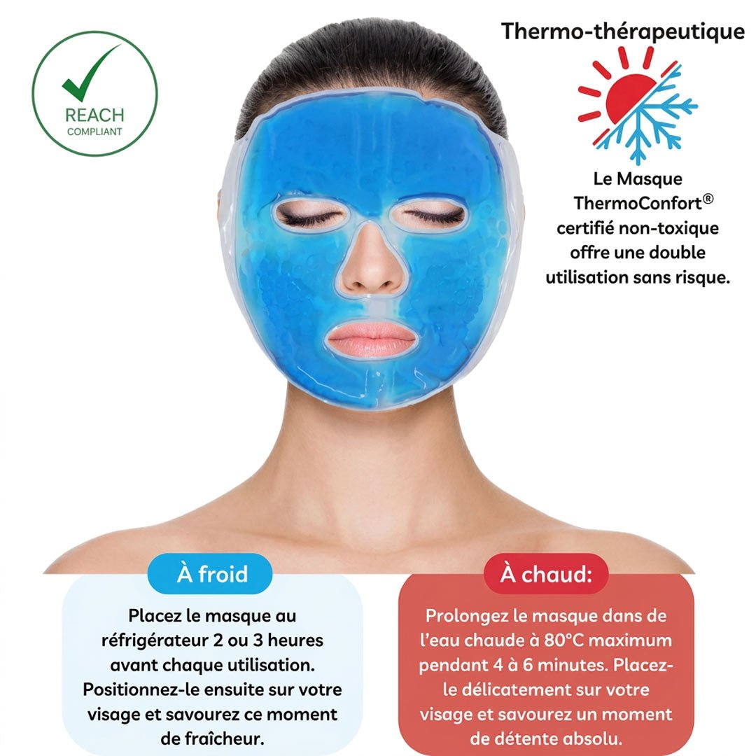 Zen Arome Thermotherapeutic Gel Mask - Hot or Cold Therapy - Elliotti