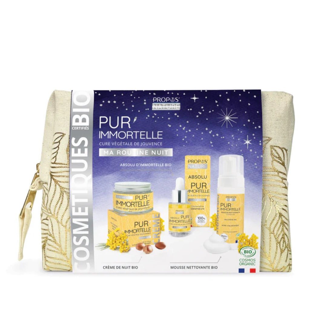 Propos'Nature Ultimate Night Anti - Aging Kit - Pur'Immortelle - Elliotti