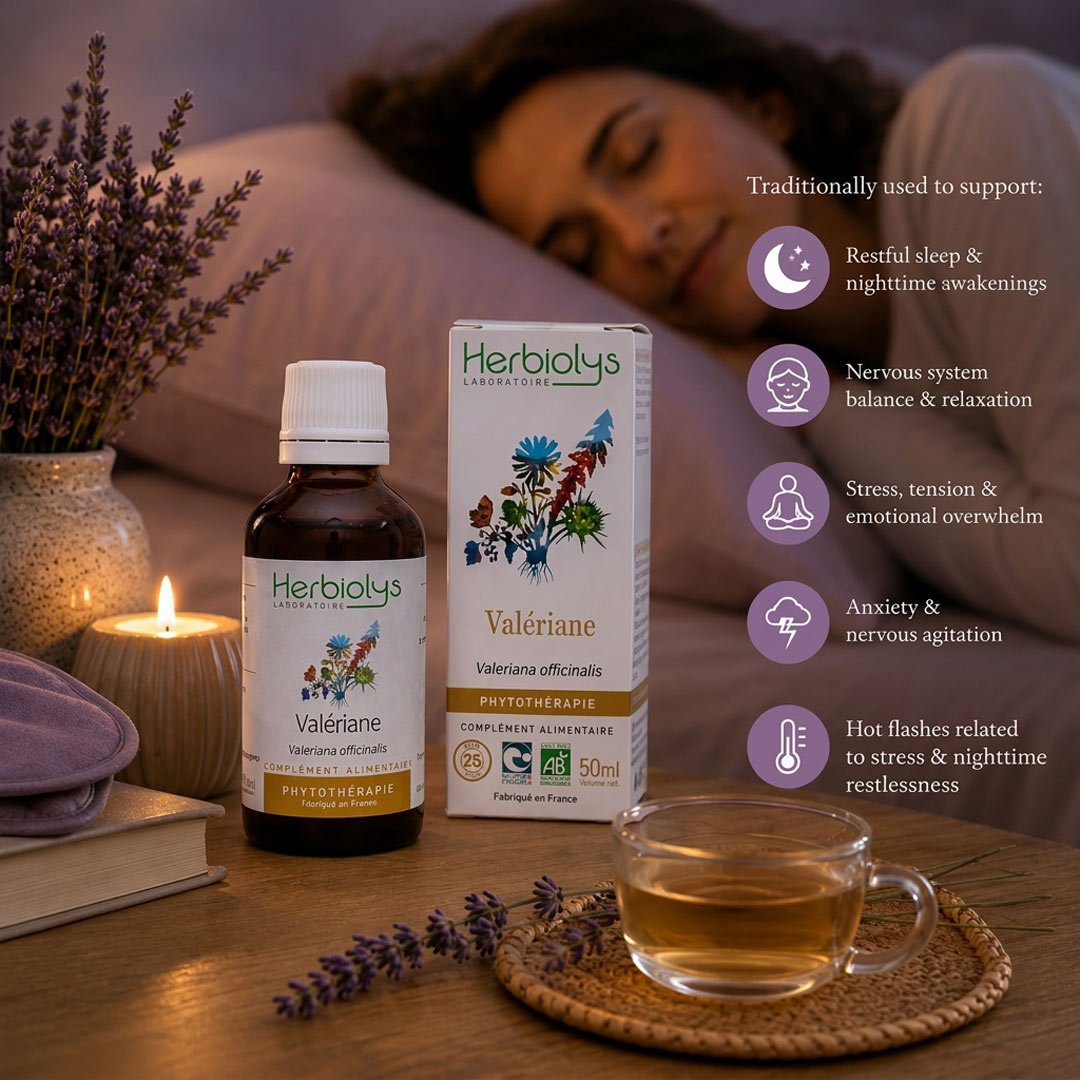 Herbiolys Valerian Organic Fresh Extract, 50 ml - Elliotti