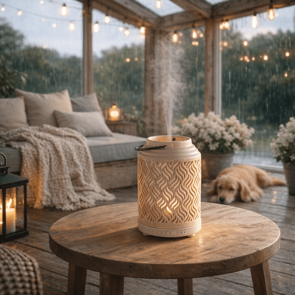 Zen Arome Venise Connected Ultrasonic Diffuser – Smart Home Compatible (Google & Alexa) - Elliotti