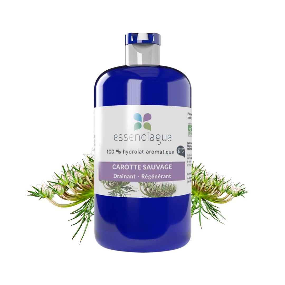 Essenciagua Wild Carrot Organic Hydrosol, 250ml - Elliotti