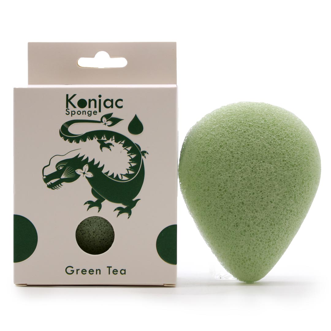 AW Artisan Konjac Facial Sponge - Green tea - Protective - Elliotti