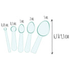 Propos'Nature 5 measuring Spoons - 0.05ml to 5ml - Elliotti