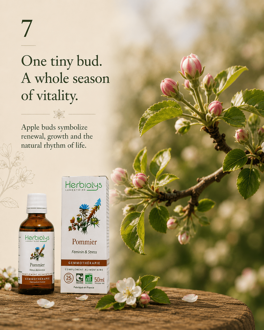 Herbiolys Apple Organic Bud Extract, 50 ml - Elliotti