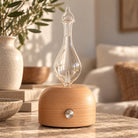 Zen Arome Aurora Cold Nebulization Diffuser – FSC Wood & Hand-Crafted Glass - Elliotti