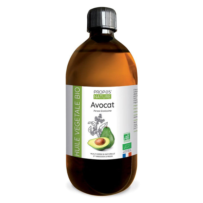 Laboratoire Propos'Nature Avocado Organic Oil, 500ml - Elliotti