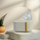 Zen Arome Cimio Cold Nebulization Diffuser – Cement & Hand - Crafted Glass - Elliotti