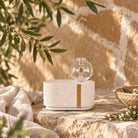 Zen Arome Cimio Cold Nebulization Diffuser – Cement & Hand-Crafted Glass - Elliotti