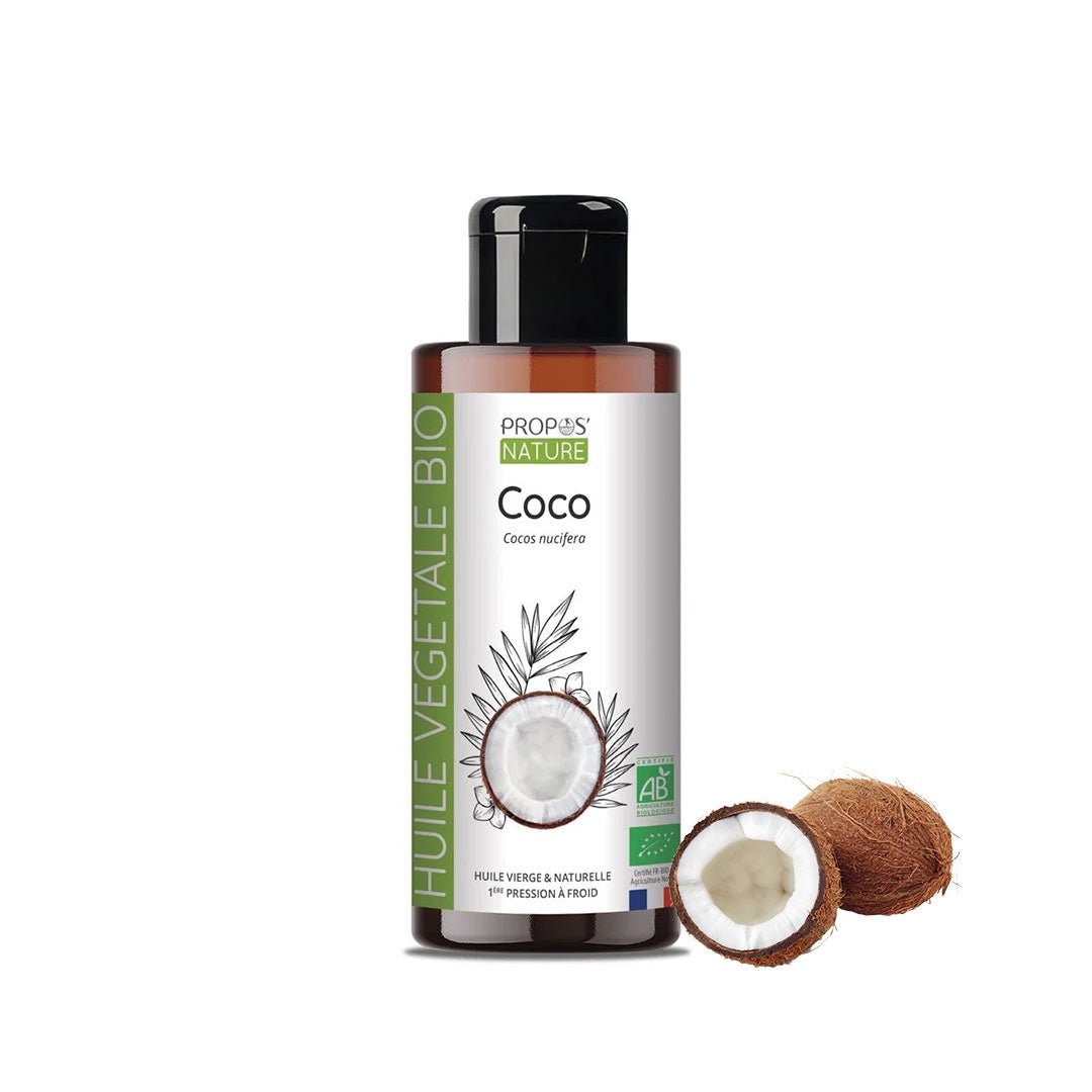 Propos'Nature Coconut Organic Virgin Oil, 100ml - Elliotti