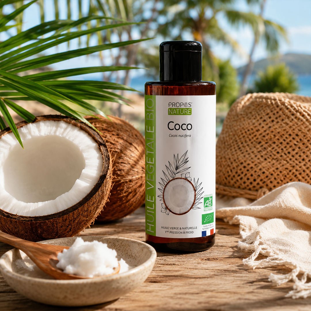 Propos'Nature Coconut Organic Virgin Oil, 100ml - Elliotti