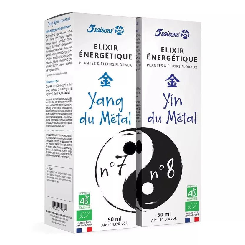 Propos'Nature Energy Elixir No. 8 Yin of Metal (Lung) - 50ml - Elliotti