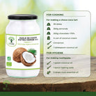 Bioptimal Extra Virgin Organic Coconut Oil, 500ml - Elliotti