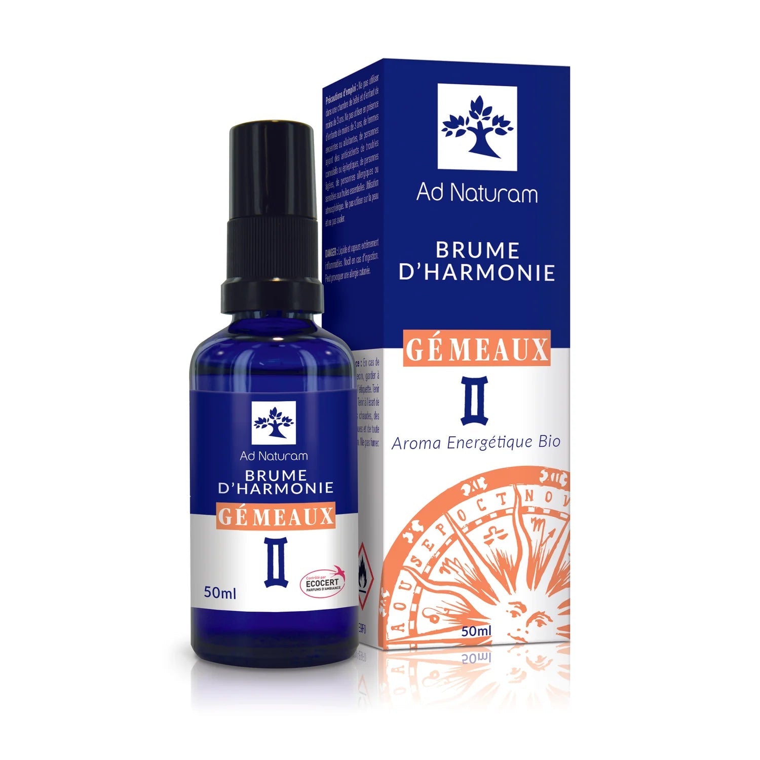 Ad Naturam Gemini harmony mist - Aromatic Energy - Elliotti