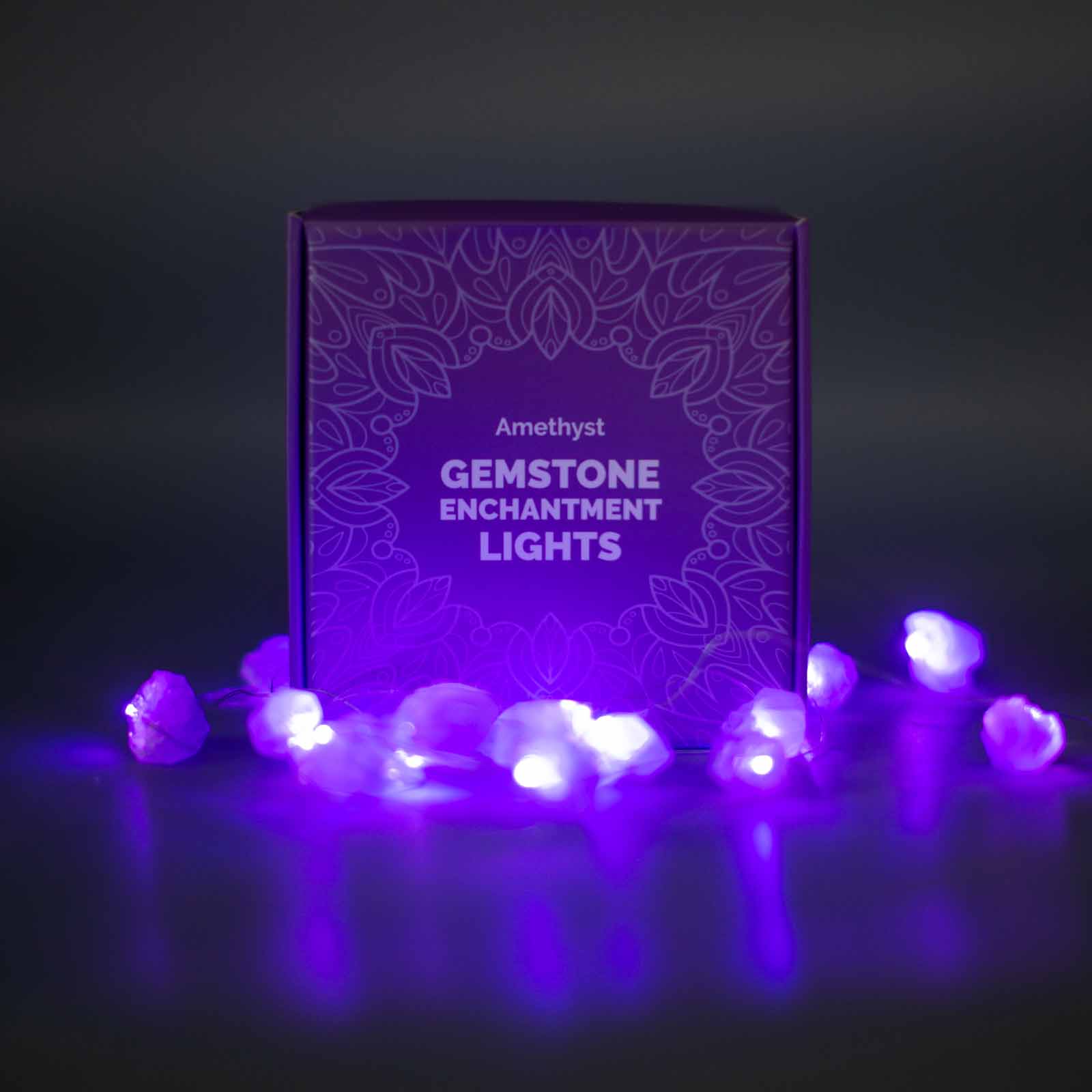 AW Artisan Gemstone Enchantment Lights - Amethyst - Elliotti