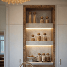 AW Artisan Glass jar with cork ball - 25 cm - Elliotti