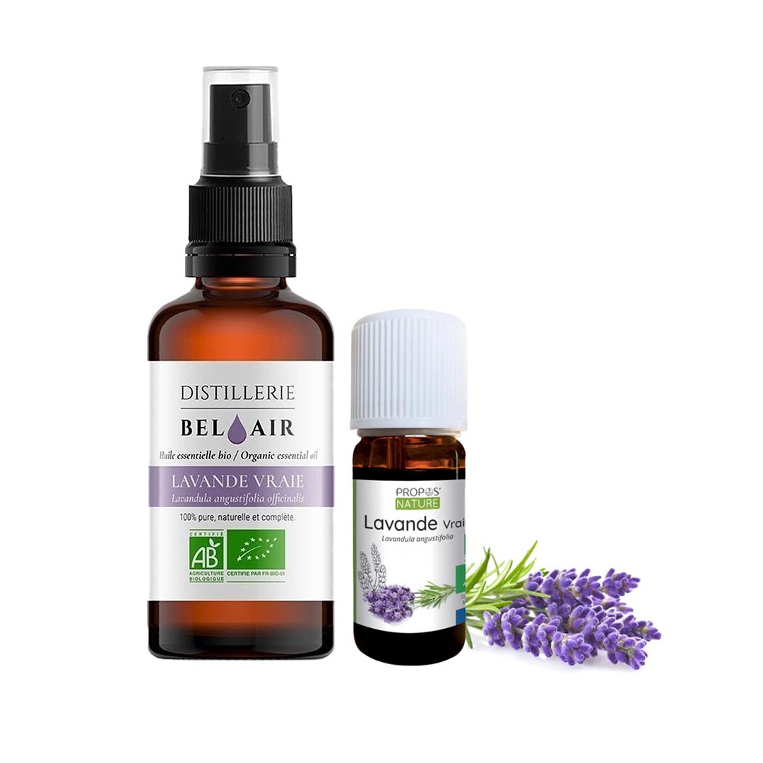 Lavender essential oil in 10ml and in 50ml spray bottle - Elliotti