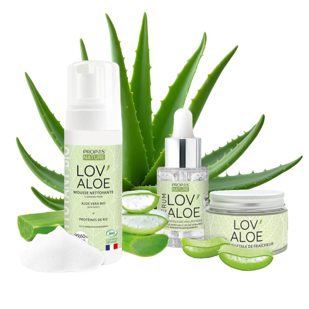 Lov'Aloe Ritual - 3-Schritte-Hautpflege für klare, beruhigte &  hydratisierte Haut