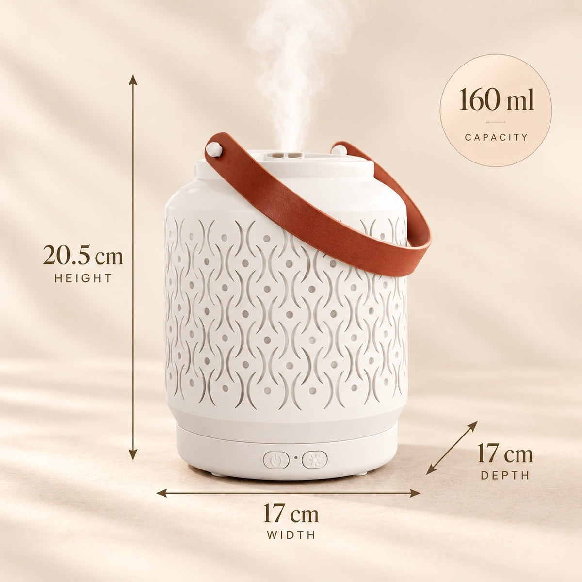 Zen Arome Madrid Wireless Ultrasonic Diffuser - 160 ml - Elliotti