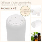 Zen Arome Movisia V2 Cold Nebulization Diffuser - 9h diffusion - Elliotti